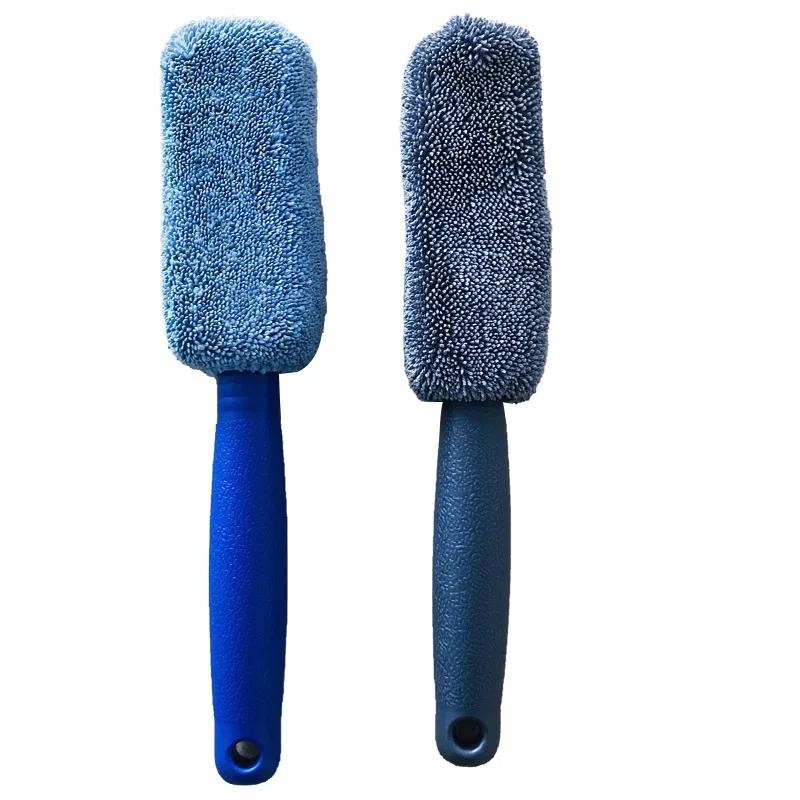 Car Wash Brush Microfiber Tire Scrubber Wheel Brush Trunk Dust Remover Detailing Clean Tool Car Cleaning Tools