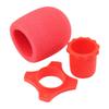 Universal Anti-Slip Microphone Rubber Sleeve - Anti-Fall & Anti-Roll Protection
