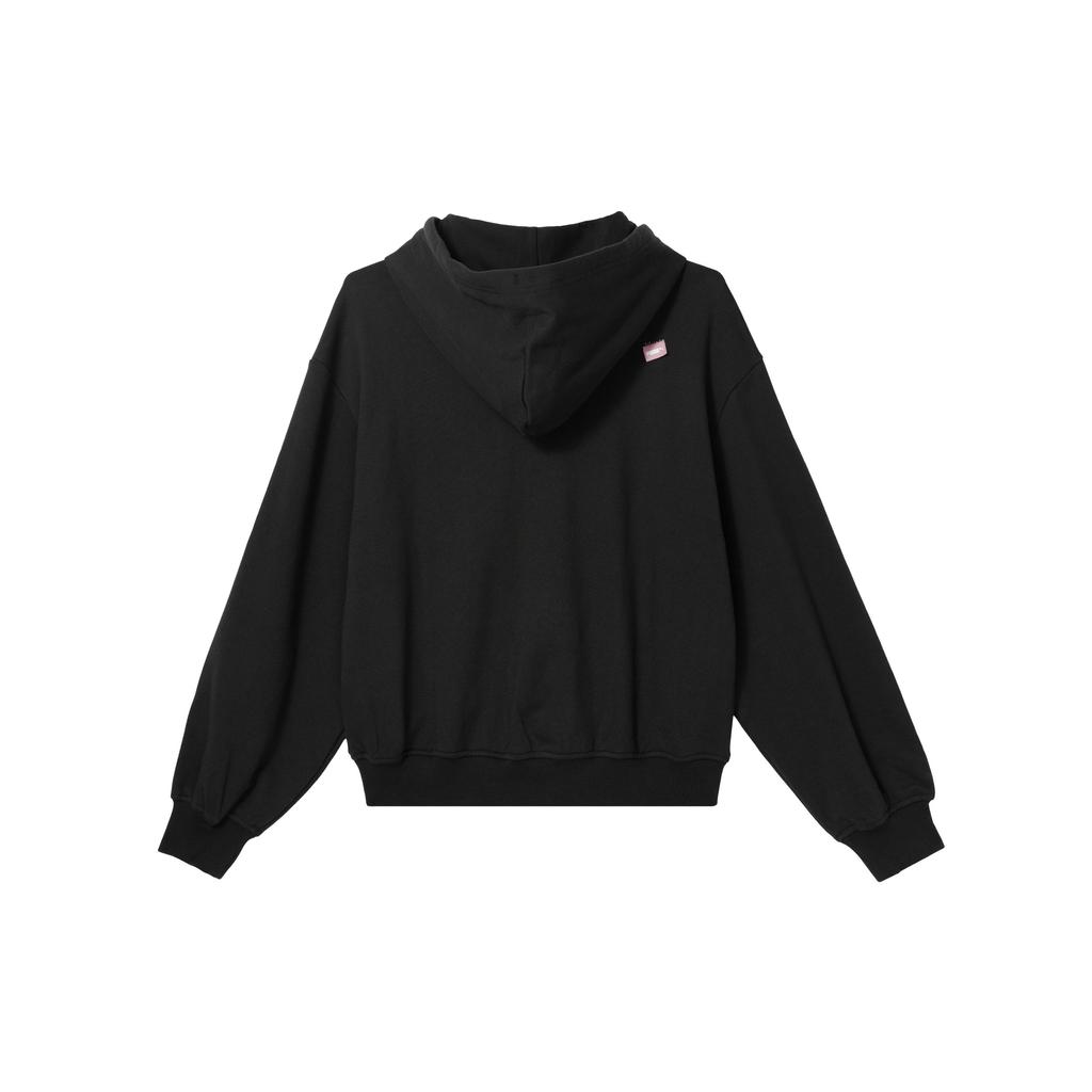 Puma Hooded Outdoor Trendy Casual Fashion Long Sleeve Sweatshirt Women Sweatshirt Black 625165-01