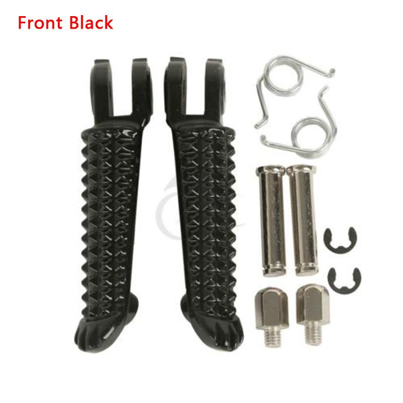 Motorcycle Footrests Foot Pegs Rear Front For Yamaha YZF R1 1998-2024 R6 2003-2020 YZF R6S R1M