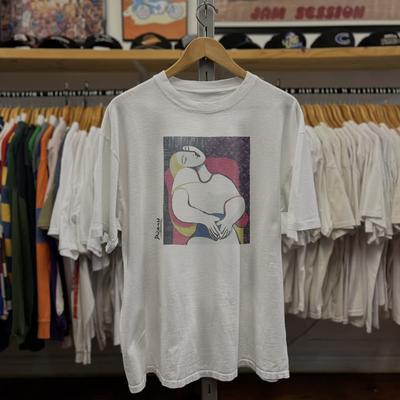 90er Picasso Der Traum Seltenes T-Shirt Weiß S