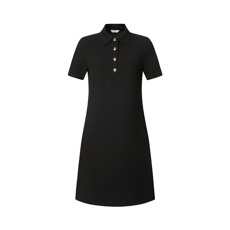 Elegant French Style Lapel Waist-Cinching Dress