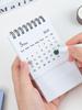 Small Desktop Calendar 2025 Mini simple small desk calendar Double-Sided Standing Flipping Calendar Desktop Decoration