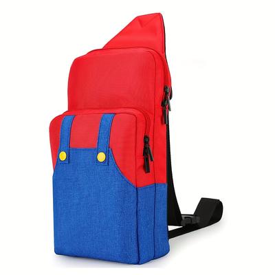 Cute Travel Bag for Nintendo Switch/Lite/OLED/Steam Deck Console Accessories, Waterproof Backpack Crossbody Shoulder Chest Bag