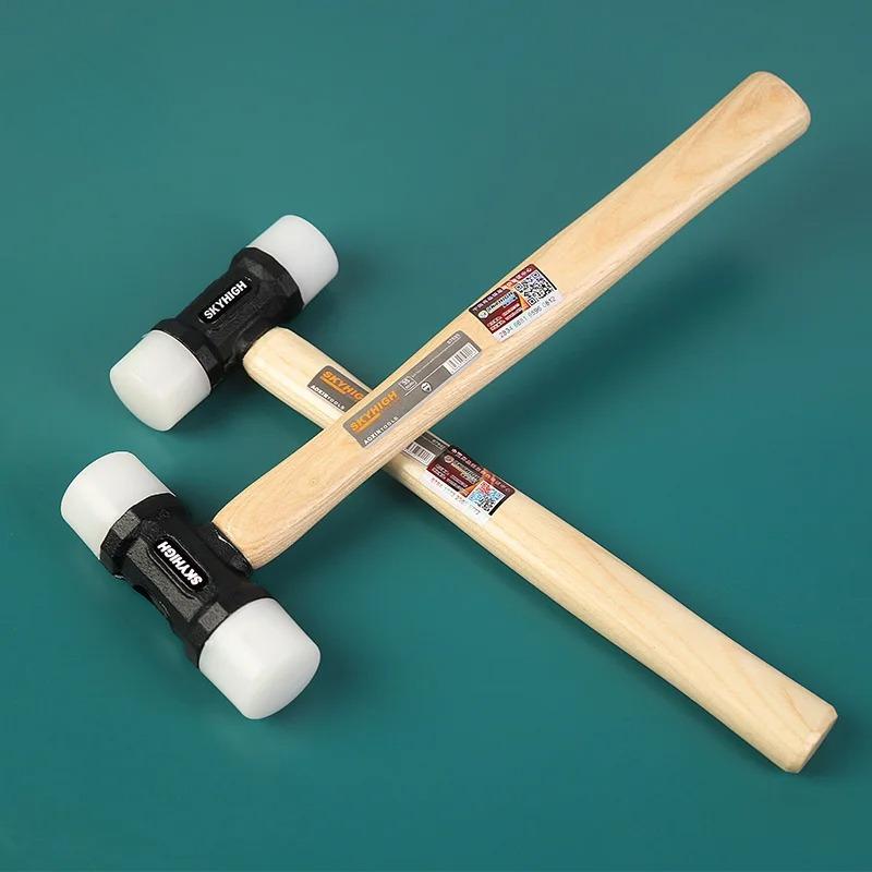 1Pc Nylon Head Mallet Hammer Dual Face Jewelry Metal Art Leather Craft Tool Handmade DIY Leather Punch 32/35mm Choose