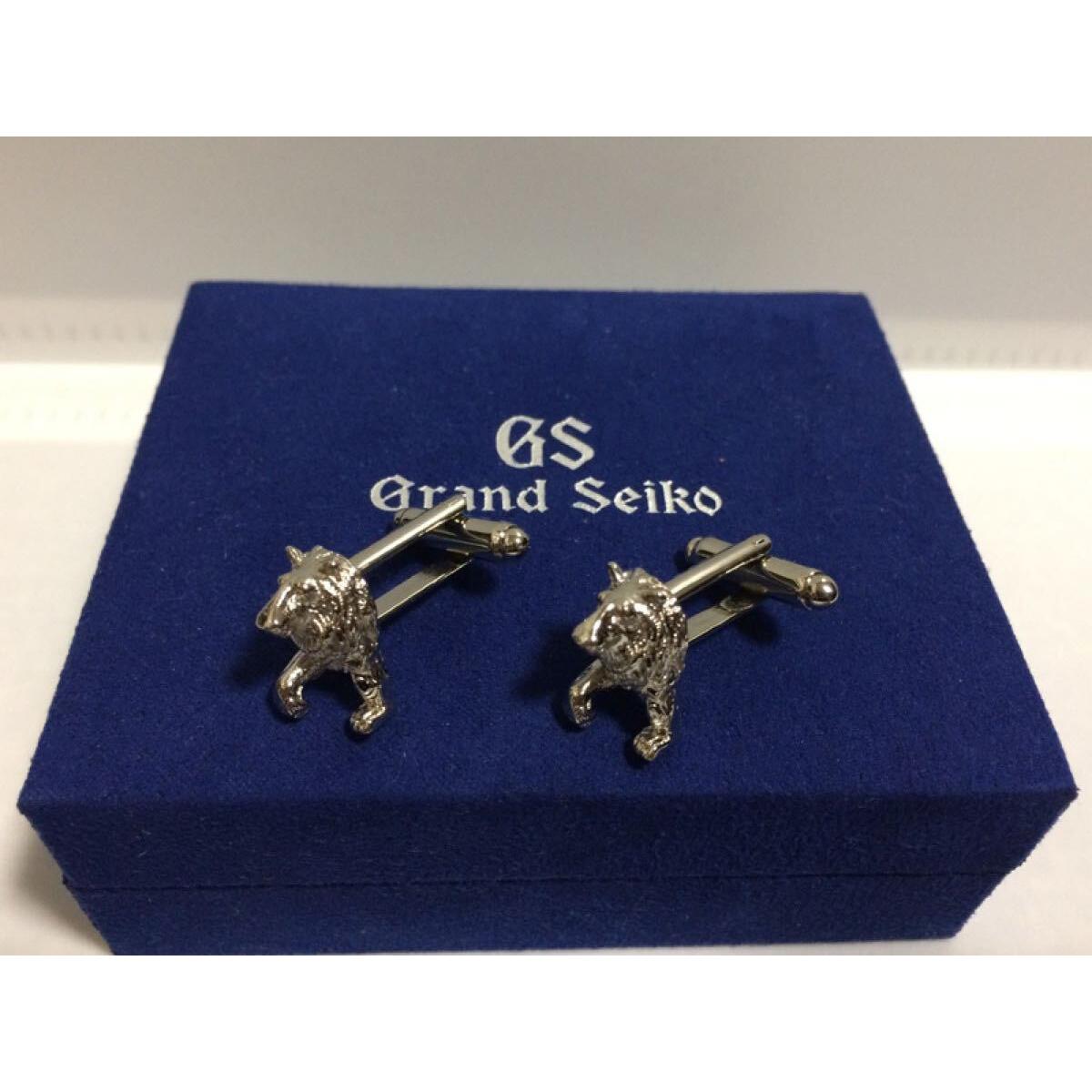 Used Unused Grand Seiko Cufflinks Lion Novelty Grand Seiko Cufflinks Free Shipping