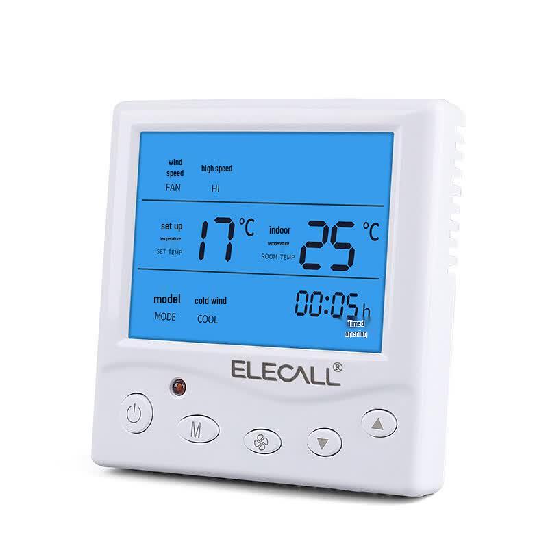 ELECALL EK8804FB-Y Central Air Conditioner LCD Thermostat