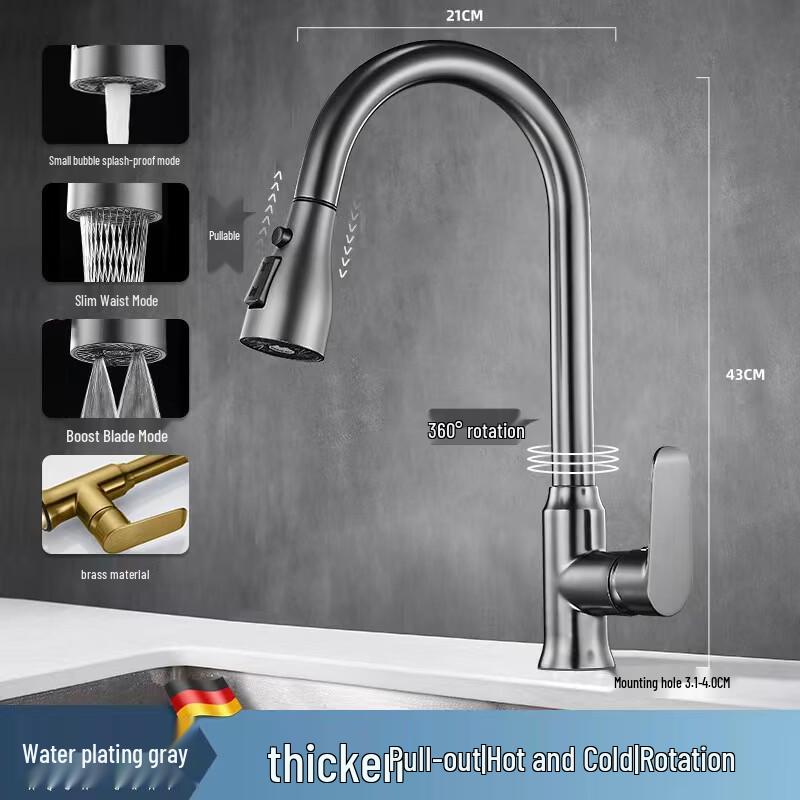 TLXT Pull-Out Kitchen Faucet