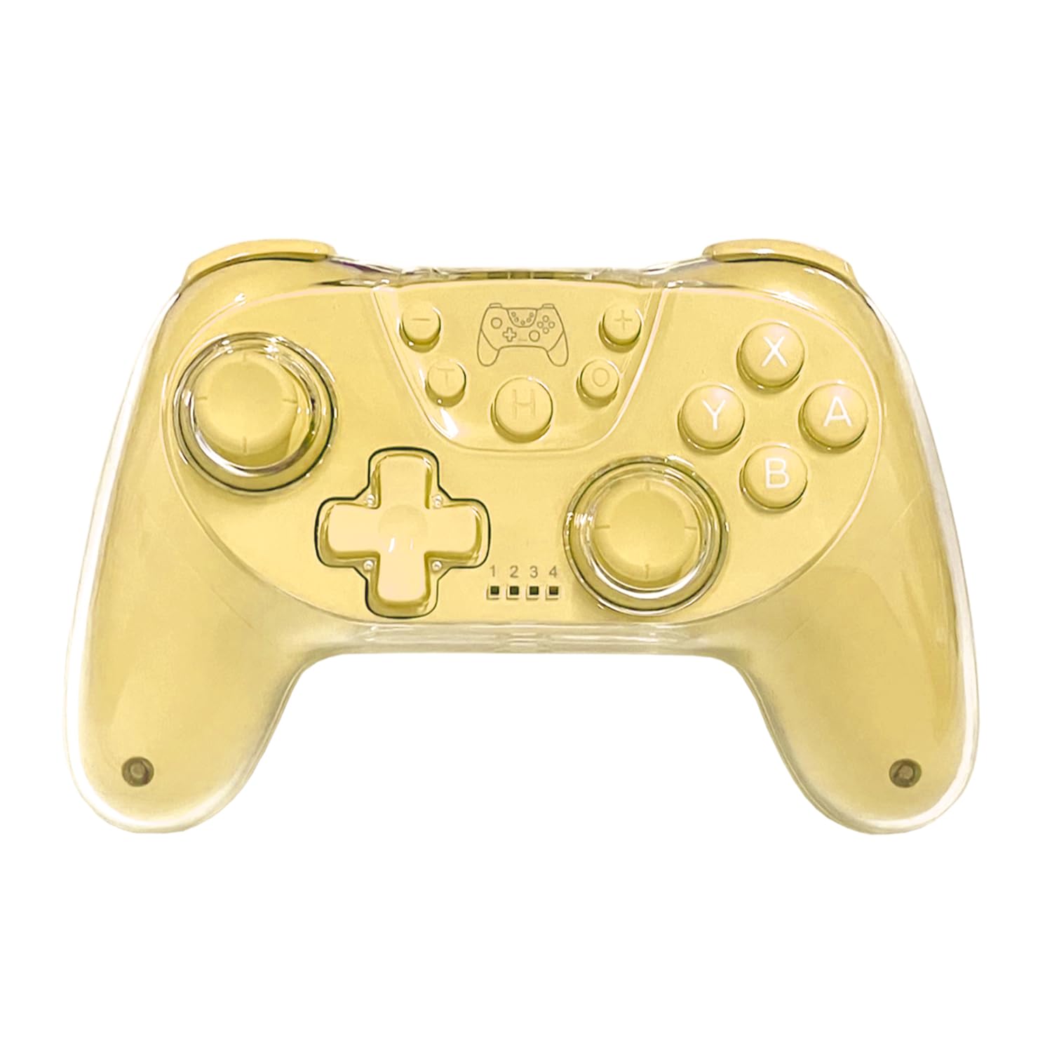 

Allone Colorful Controller for Switch 2, Yellow, 15.5 x 6 x 10.5 cm, Compatible with Switch 2, Switch, Switch Lite, and OLED, Wired or Wireless,