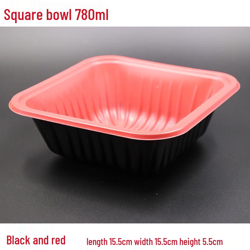 Alliance Disposable Lunch Boxes with Lids, 100-Set Pack