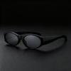 Premium Lightweight Comfortable Durable High Quality Stylish Retro Designer Style Oval Shaped Women Female Male Sun Glasses
