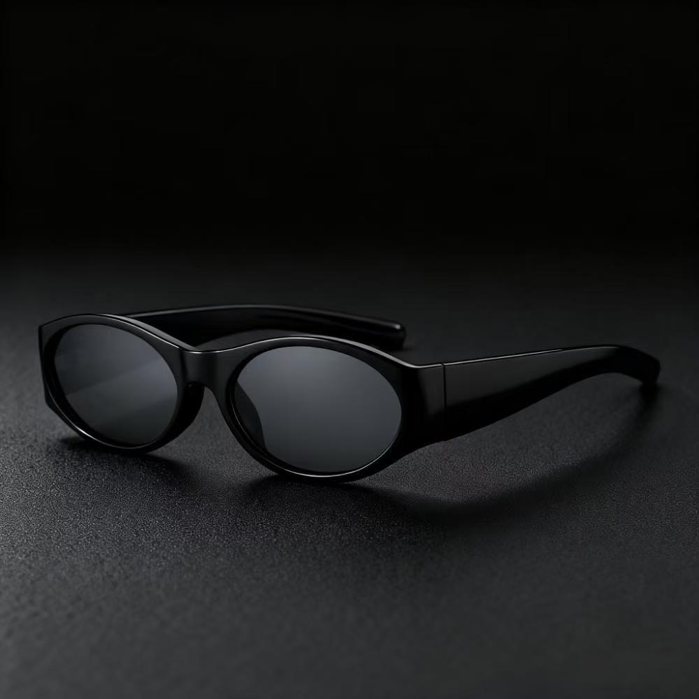 Premium Lightweight Comfortable Durable High Quality Stylish Retro Designer Style Oval Shaped Women Female Male Sun Glasses