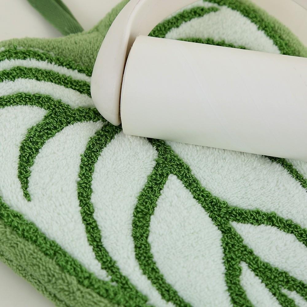 New Leaf Hand Towel Thickened Soft Kitchen Towel Speed Dry Double-layer Absorbent Towel Home Accessories