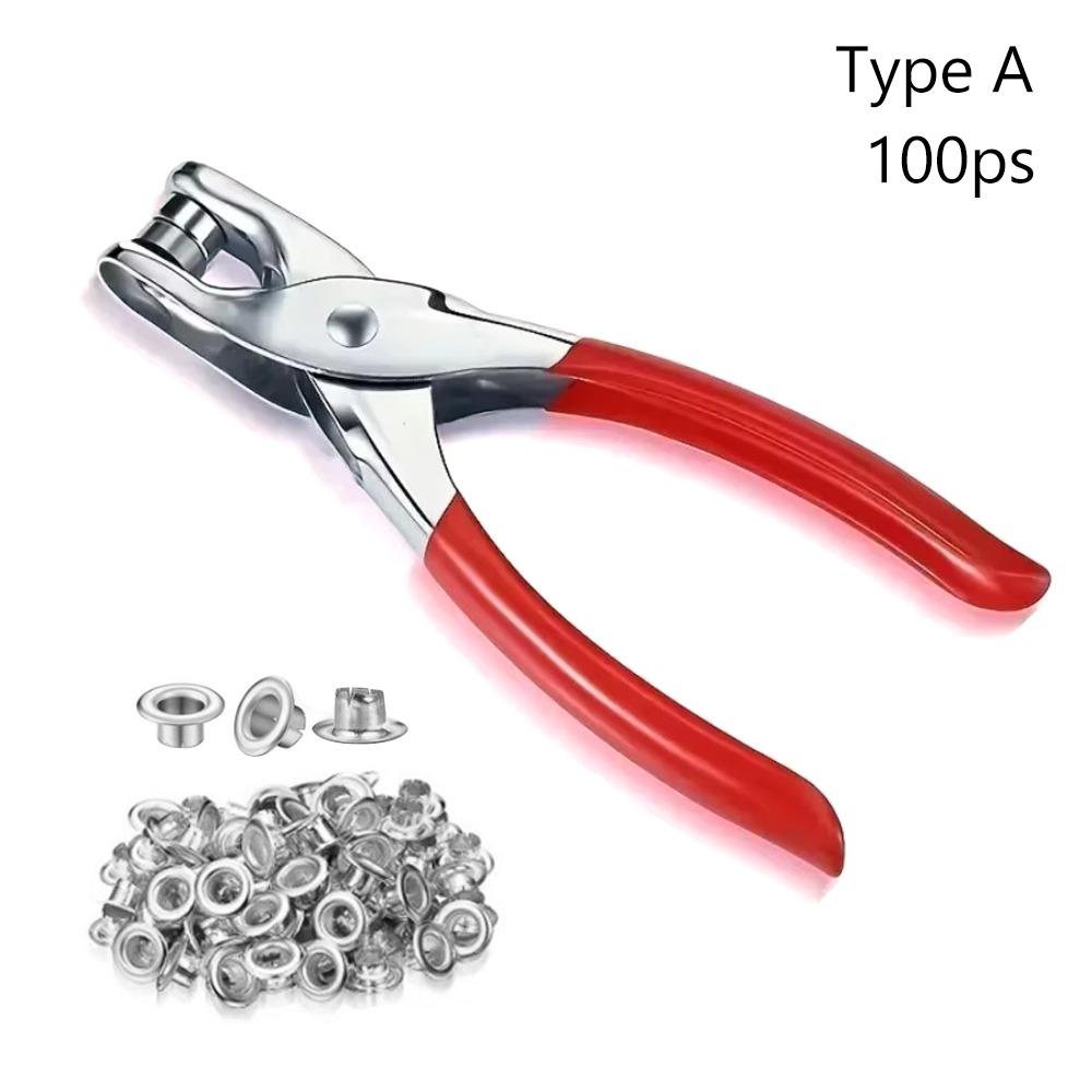 

Металлические Металлические Плоскогубцы с Люверсами Пресс-Клещи НОВЫЙ Набор Плоскогубцев для Люверсов Для Кожи Ткани A