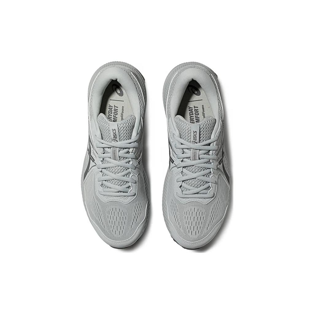 Asics Gel-Contend 7 Wygodne Lekkie Siateczkowe Skórzane Syntetyczne Niskie Casualowe Buty do Biegania Męskie sneakers Szary 1011B730-020