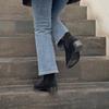 Gomvely Women Danish Basic Chelsea Boots 4cm