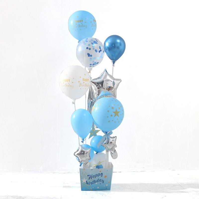 Birthday Balloon Set: Floating Columns & Table Decorations for Boys & Girls