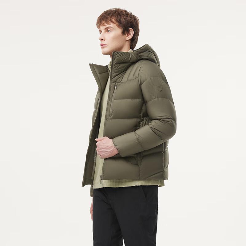 Tanboer Men's Hooded Puffer Jacket