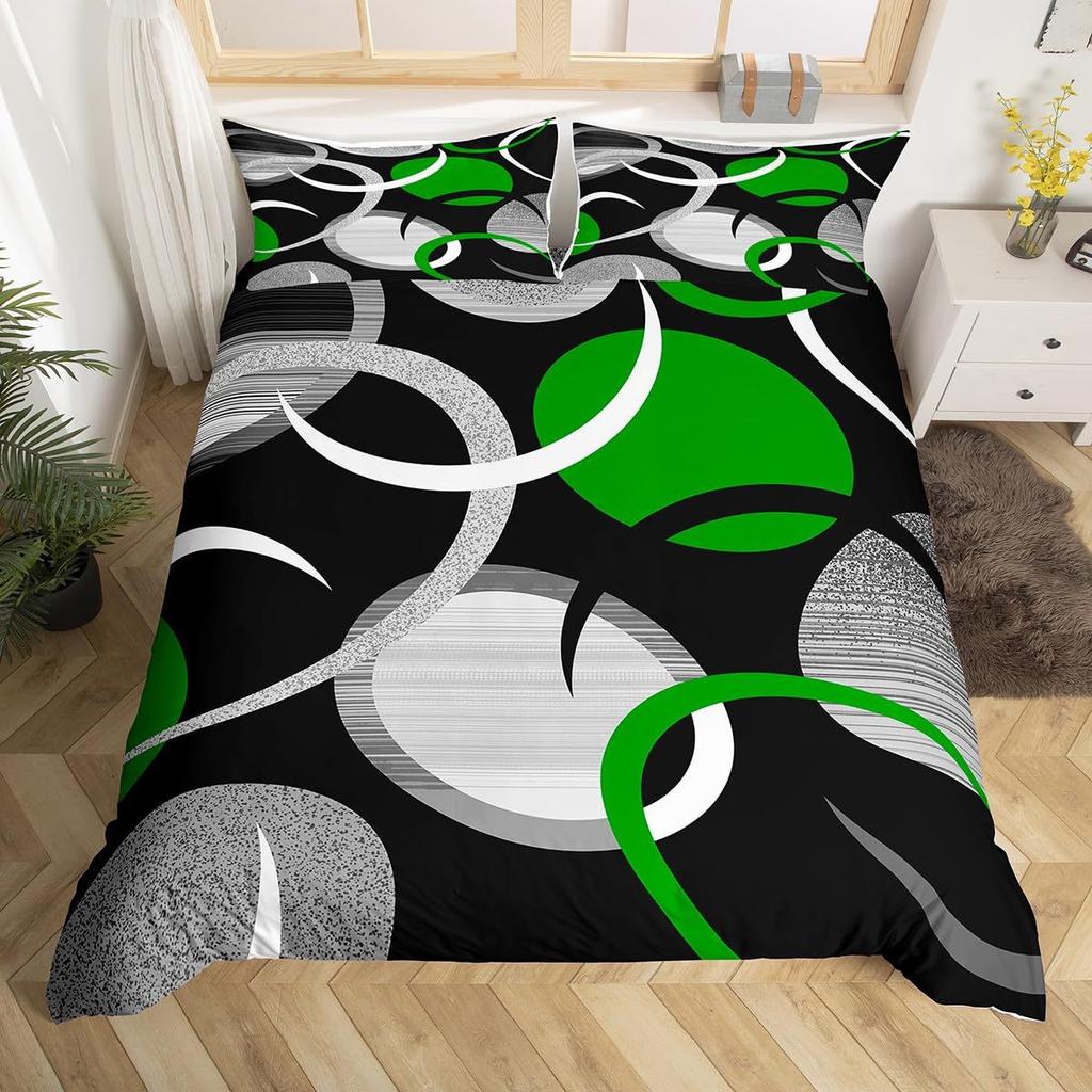 Abstract Line Art Duvet Set Bedding Set Soft Geometric Quilt Set Modern Room Decoration Kit
