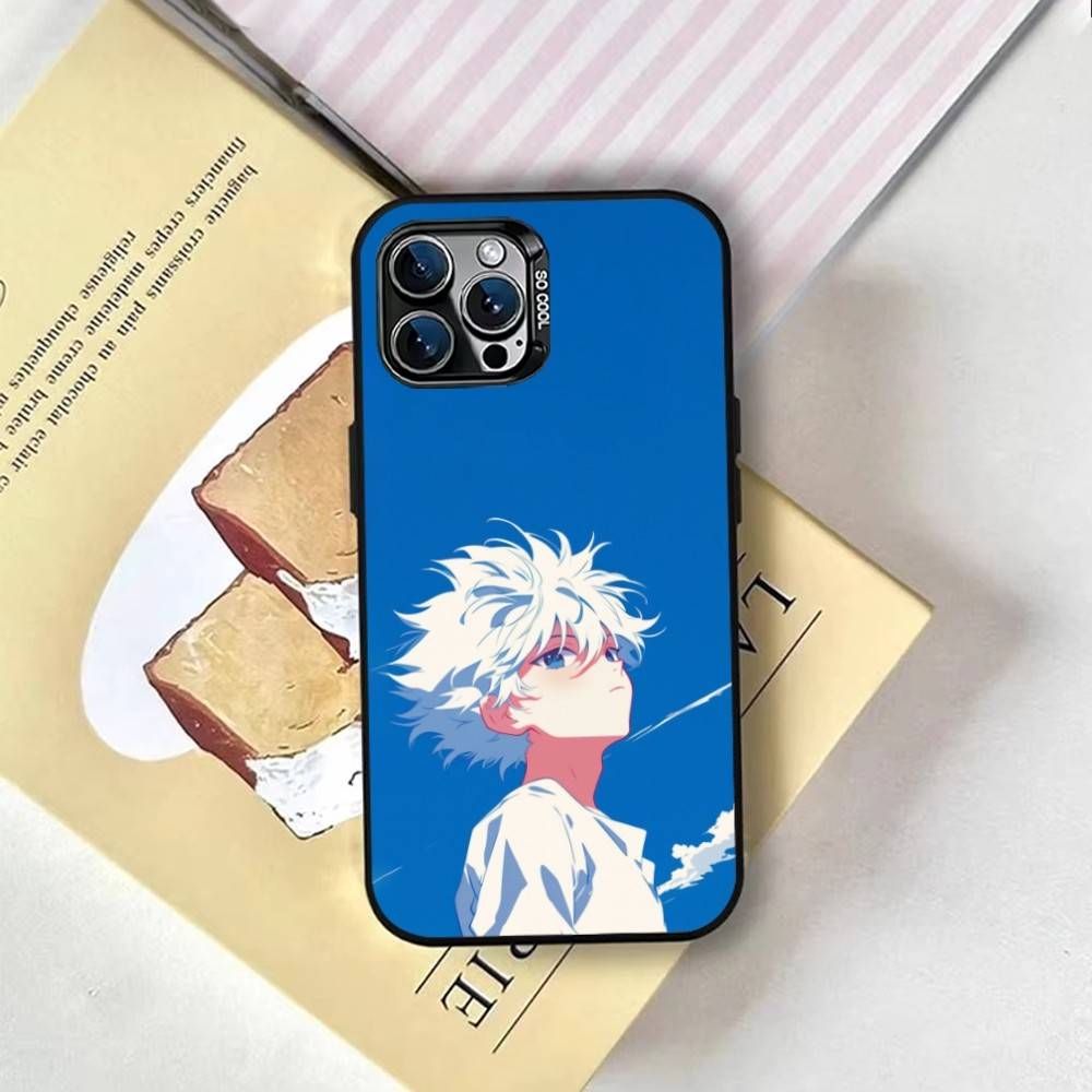 Hunter Killua Phone Case For iPhone 17,16,15,14,13,12,11 Plus,Pro Max,XS,Colorful Silver Black Cover