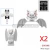 MOC Medieval Military Figures Building Blocks Castle Militia Soldier Dragon Gothic Knight Helmets Swords Shield Bricks Toys N06