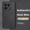 OnePlus Ace 5 Phone Case, 1+Ace 5 Pro Protective Cover, Shockproof, Full Lens Protection, Soft, Simple Silicone Outer Case, WoAnd Leather Case, Black