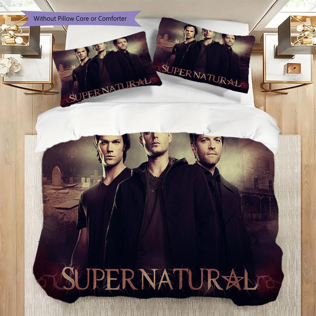 Supernatural Three Brothers Unite Bedding 1 Duvet Cover 2 Pillowcase Without Core Bedding Set Duvet Cover And Pillowcase