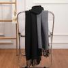 Women's Double-sided Wool Cashmere Scarf Shawl: New High-end Autumn/Winter 2026 Style