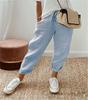 Cotton Casual Pants For Women With Pockets And Elastic Waist For Spring 2023