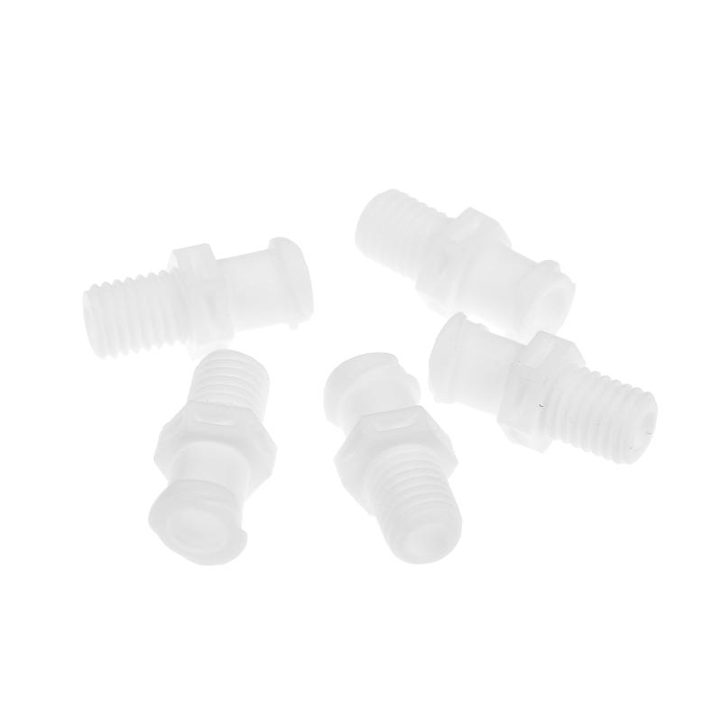 Luer závit 1/4-28Unf M6 M5 Adaptér PP Plastový Vzduchový Ventil Trubice Dávkování Lepidla Subbalení Stříkačka Tělo Spojka