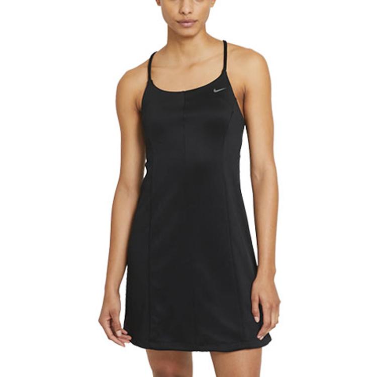 Nike Slip Dresses Women's Black Thin Short CZ9335-010