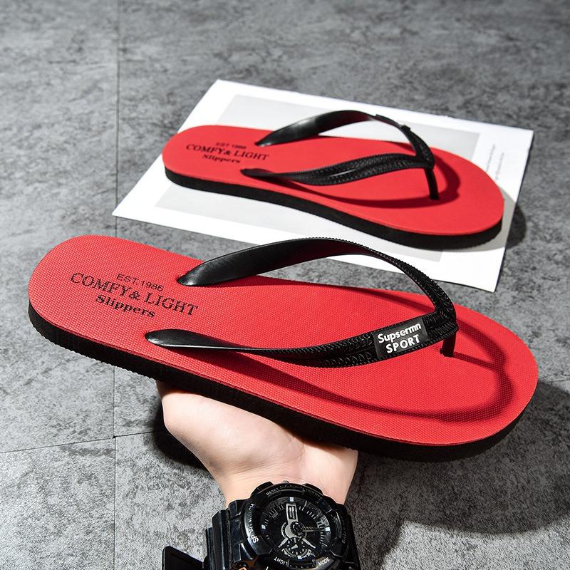 Men's Flip Flops Comfy Light Non-slip Sandals Casual Beach Slippers