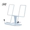 Book Holder for Office Use Foldable Iron Stand Adjustable with Non-Slip Base Portable Desktop book, Sheet Music & Study Stable