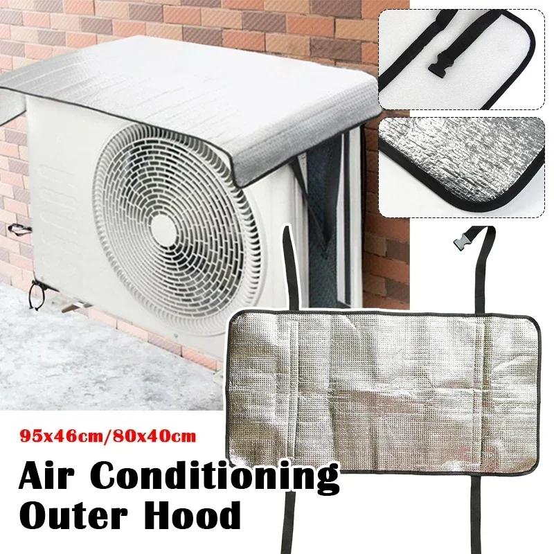 Air Conditioner Cover Outdoor Energy Saving Rainproof Cover Air Conditioner Washing Dust Prevent Sun Exposure AC Cleaning Bag