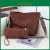 Borsa a Tote in Materiale PU per Donna Grande Capacità Borsa a Tracolla con Chiusura a Zip