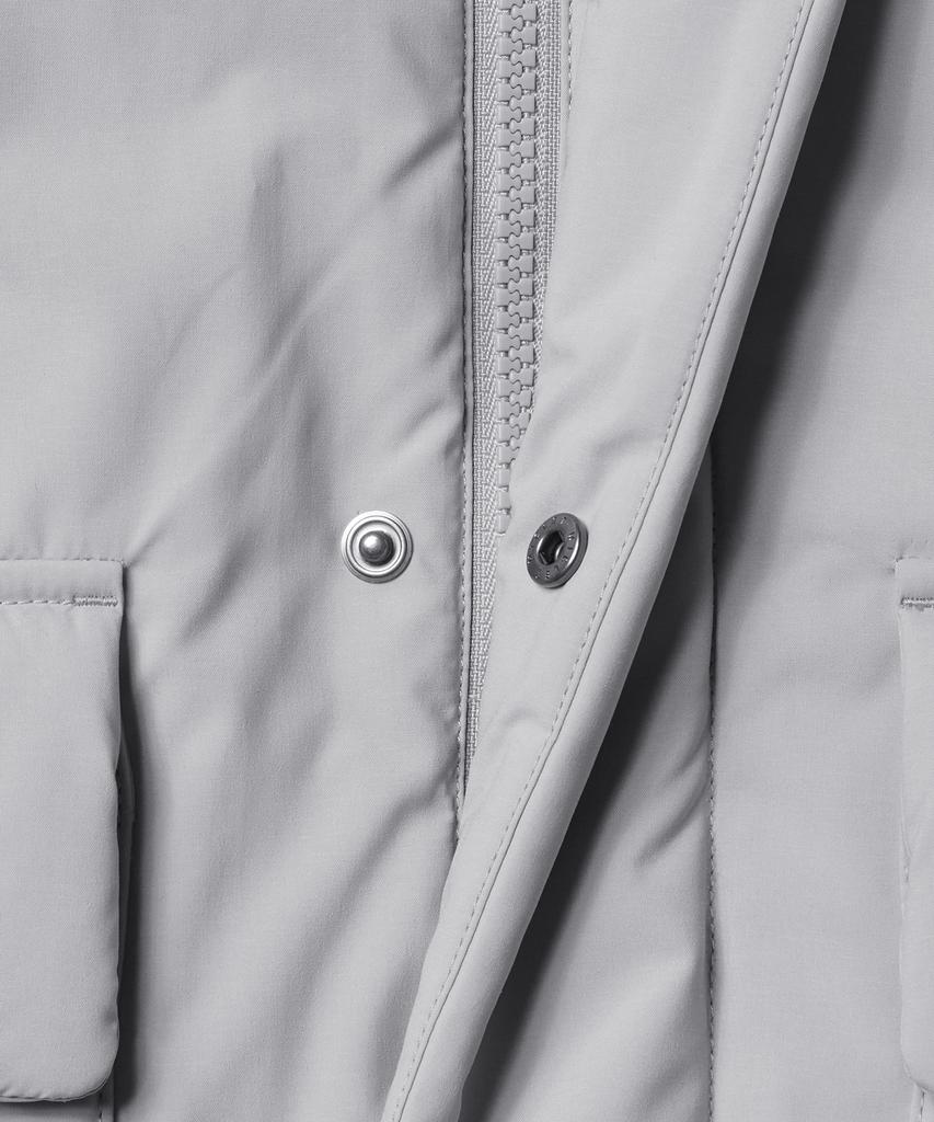 Musinsa Standard Out Pocket Down Short Padded Jacket [Light Gray]