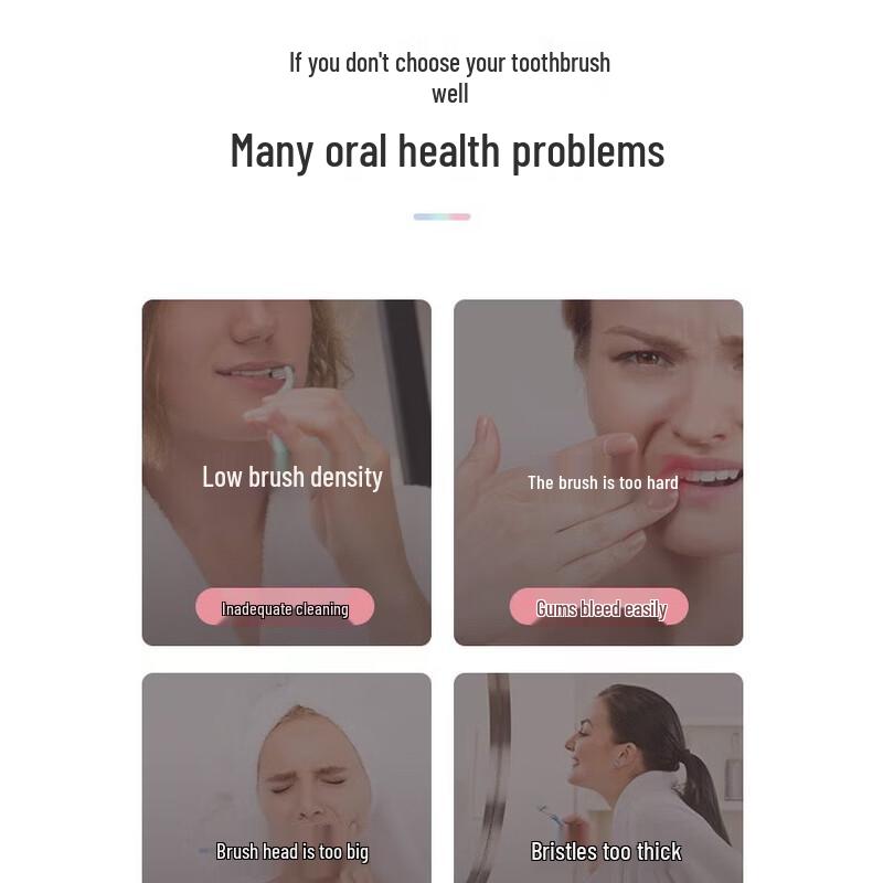 FROGPRINCE Miuqi Healthy Gum Toothbrush