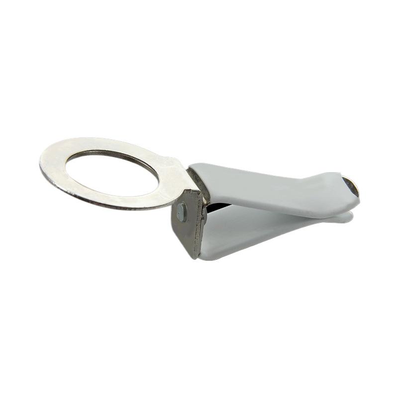 1-100pcs Auto Air Conditioner Air Outlet Perfume Clip White Stainless Steel Perfume, Glass Bottle Fittings Clip