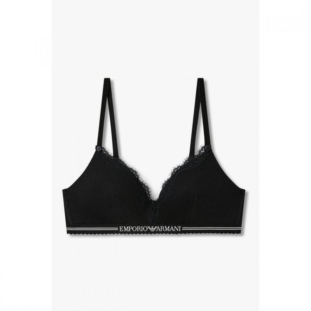 Emporio Armani Women S Knitted Padded Triangle Bra 0826181516 M(80)