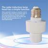 E27 AC85-265V Light Bulb Adapter Lamp Holder Base Radar Sensor E27 Lamp HoldeCr Lamp Bulbs Socket Light Accessories