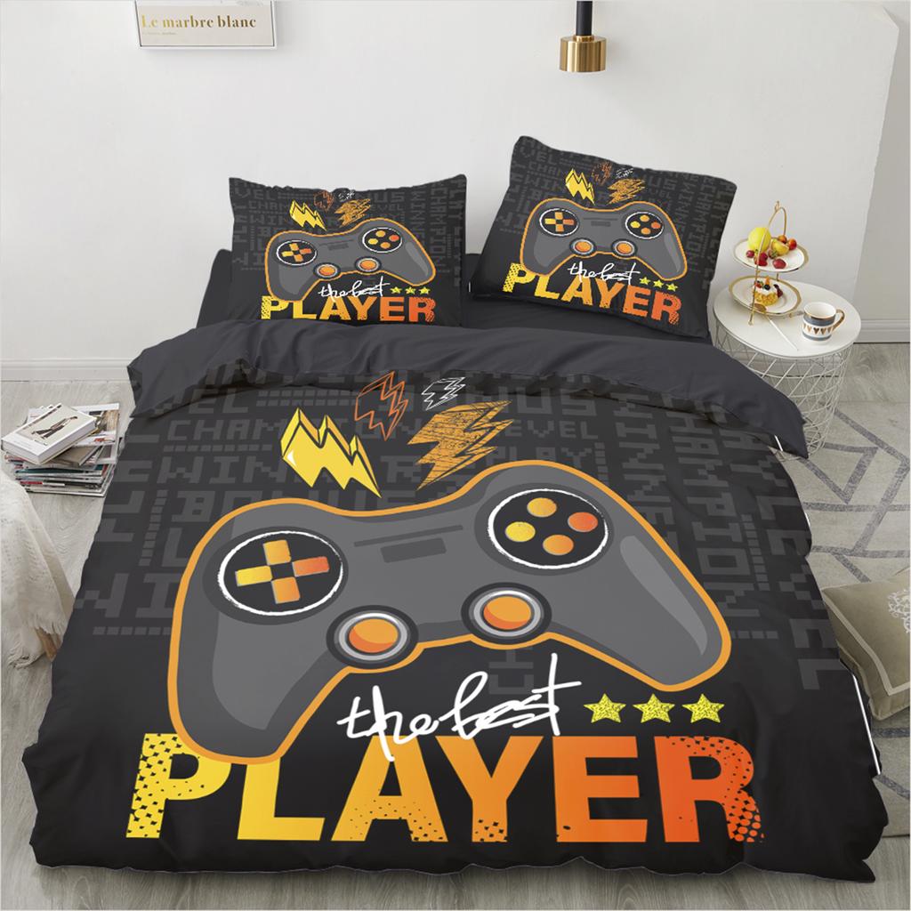 3D Printed Game Series Duvet Cover King Twin Queen Double Size Kit Pillowcase  New Wholesale Colorful Bedspread