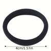 50/100 Stück Schwarze Haargummis für Frauen Mädchen Haarband Hochelastisches Gummiband Haargummis Pferdeschwanzhalter Scrunchies Accessoire