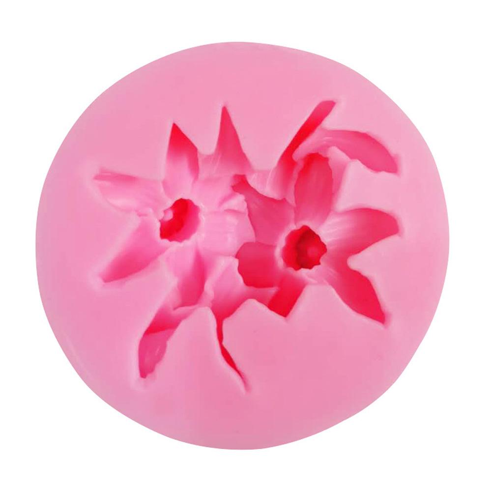 Flower Shape Silicone Molds Fondant Craft Cake Candy Chocolate Sugarcraft Ice Pastry Baking Tool Mould