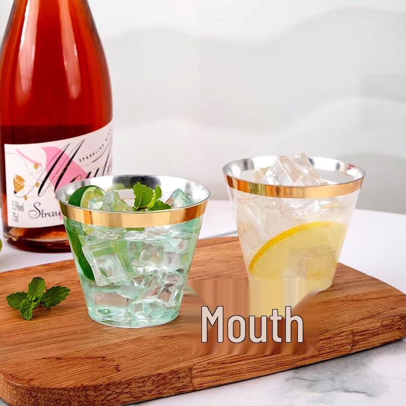 

270ml Disposable Plastic Drinking Cups - 100 Pack