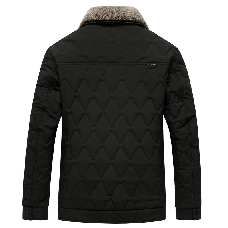 Men's Cotton Jacket with Removable Collar