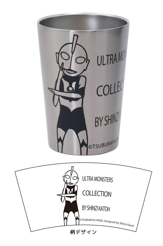 OGURA Ultraman Stainless Steel Tumbler Convenience Store Coffee Cup 450ml Vacuum Insulated Cold Mug Ultraman SV