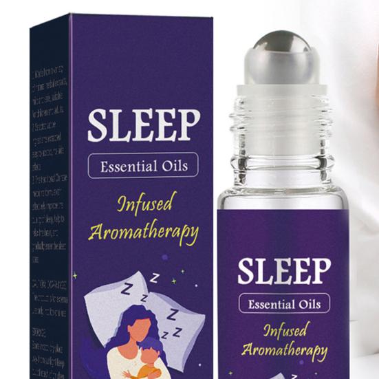 Olio aromatico per dormire da 10 ml, estratto di erbe efficace e non irritante, ad azione rapida, senza additivi, liquido, olio essenziale per un sonno profondo, puro e naturale