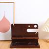 Wooden Phone Docking Station Holder Key Stylish NightStand Organizer Fathers Day Gift