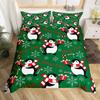 Cartoon Penguin Bedding Set Full King for Girls Boys Kids Room Dorm Funny Animal Printed Comforter Cover Penguins Bedding Set