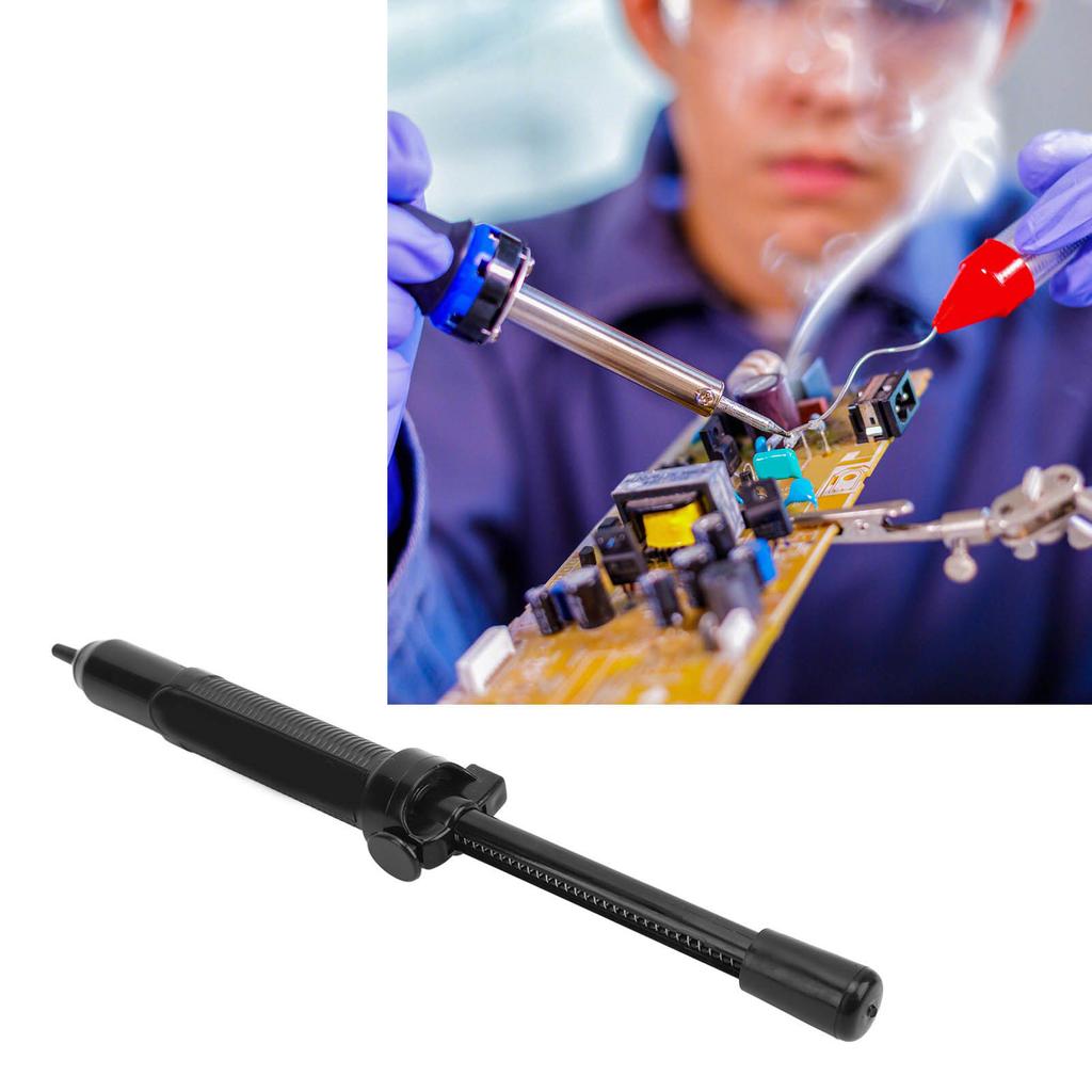 Solder Sucker Manual Powerful ABS Pumping Desoldering Sucker Pen for Electronic Soldering Tools